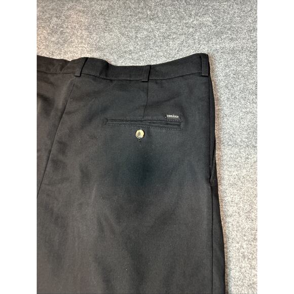 2 Pr. Tehama Shorts Navy /black Clint Golf Rayon Blend 8” Inseam Men's 36 Pleats - Picture 11 of 14